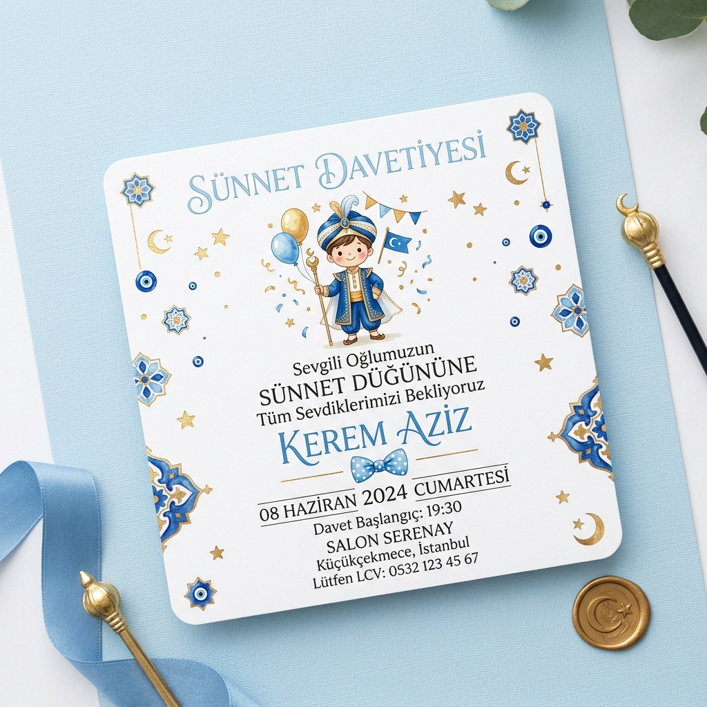 Aras Sünnet Davetiyeleri