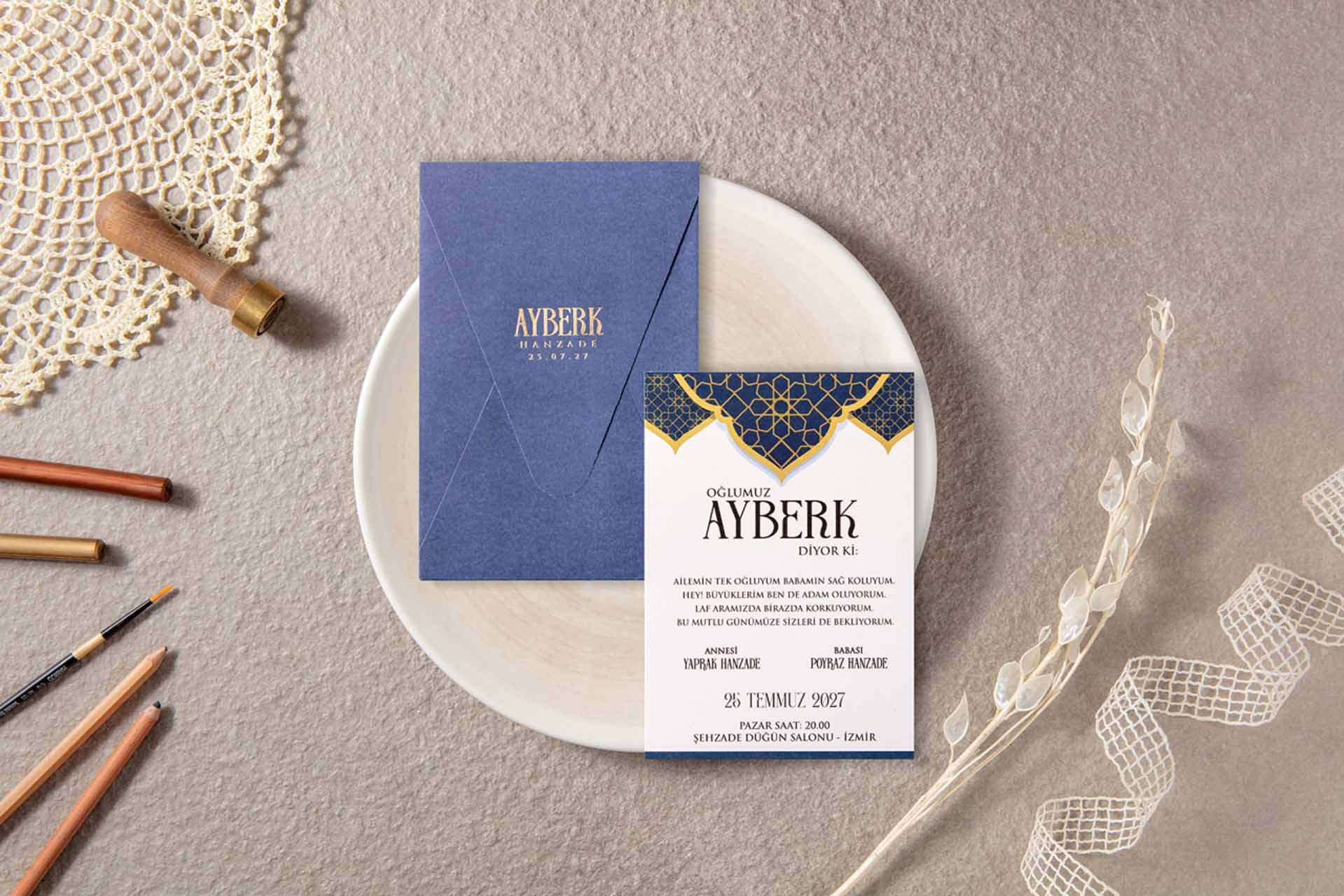 Aras Sünnet Davetiyesi -
                        5013