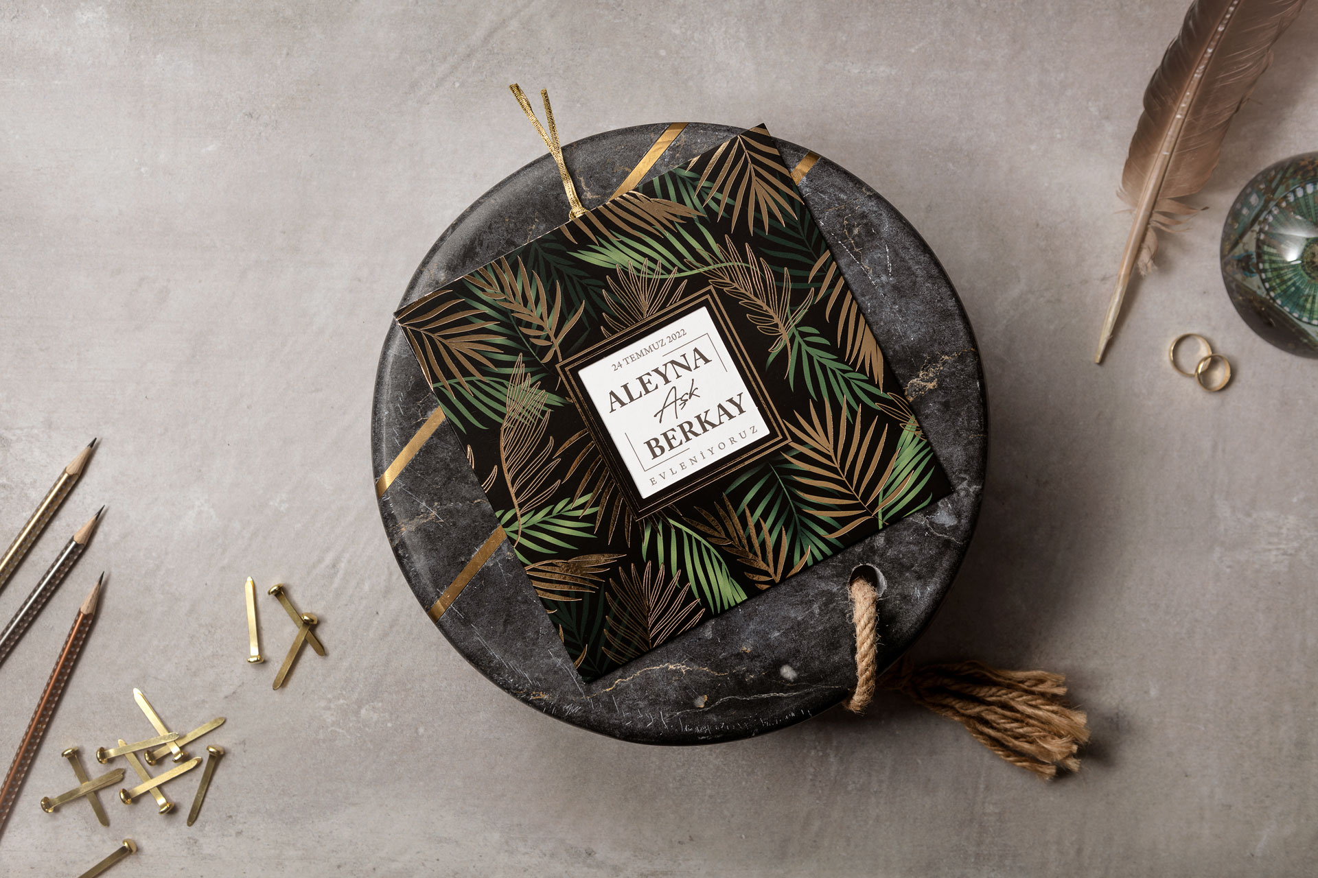 Wedding Düğün Davetiyesi -
                        8445