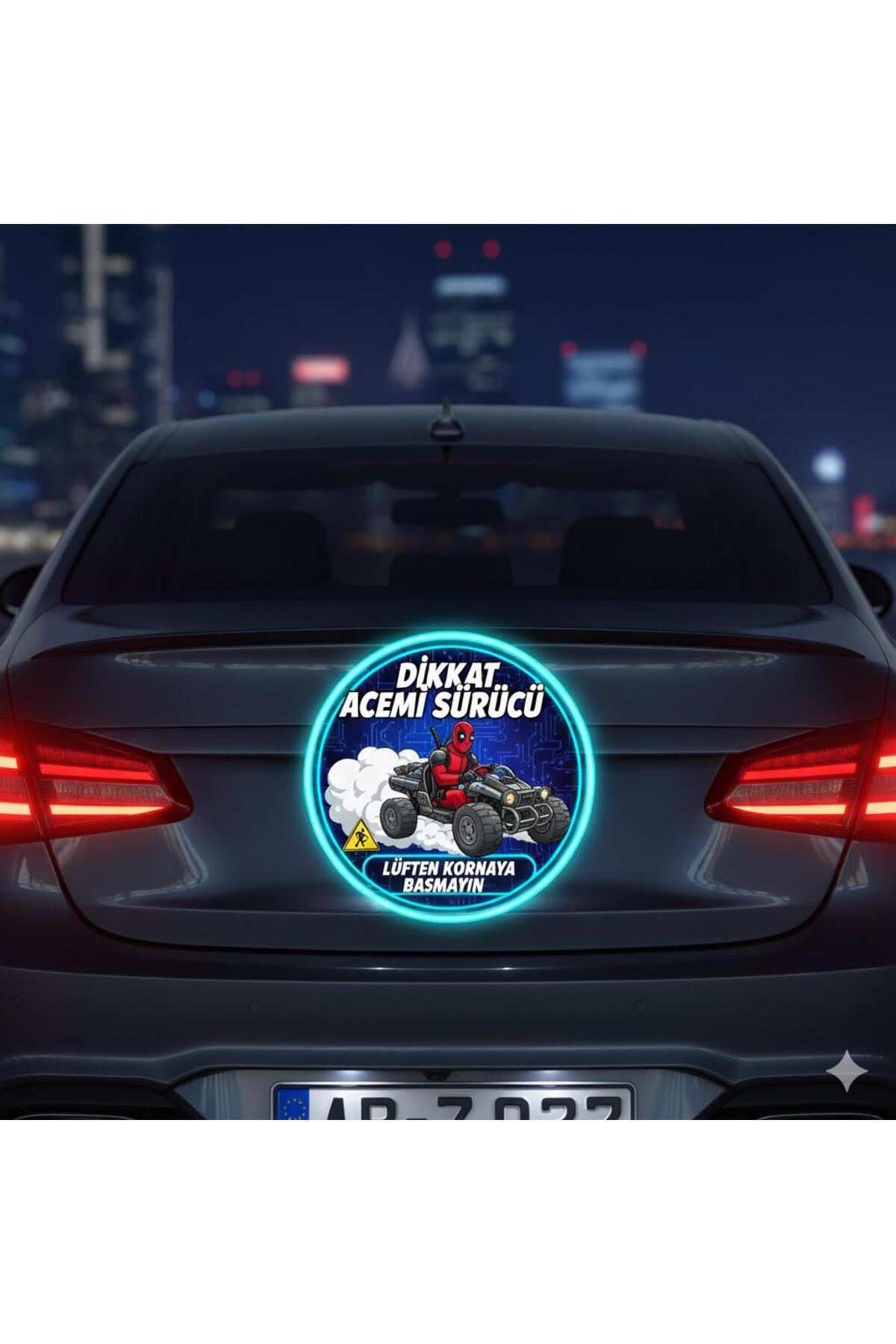 Acemi Surucu Etiketi Yeni Surucu Etiketi Dikkat Acemi Surucu