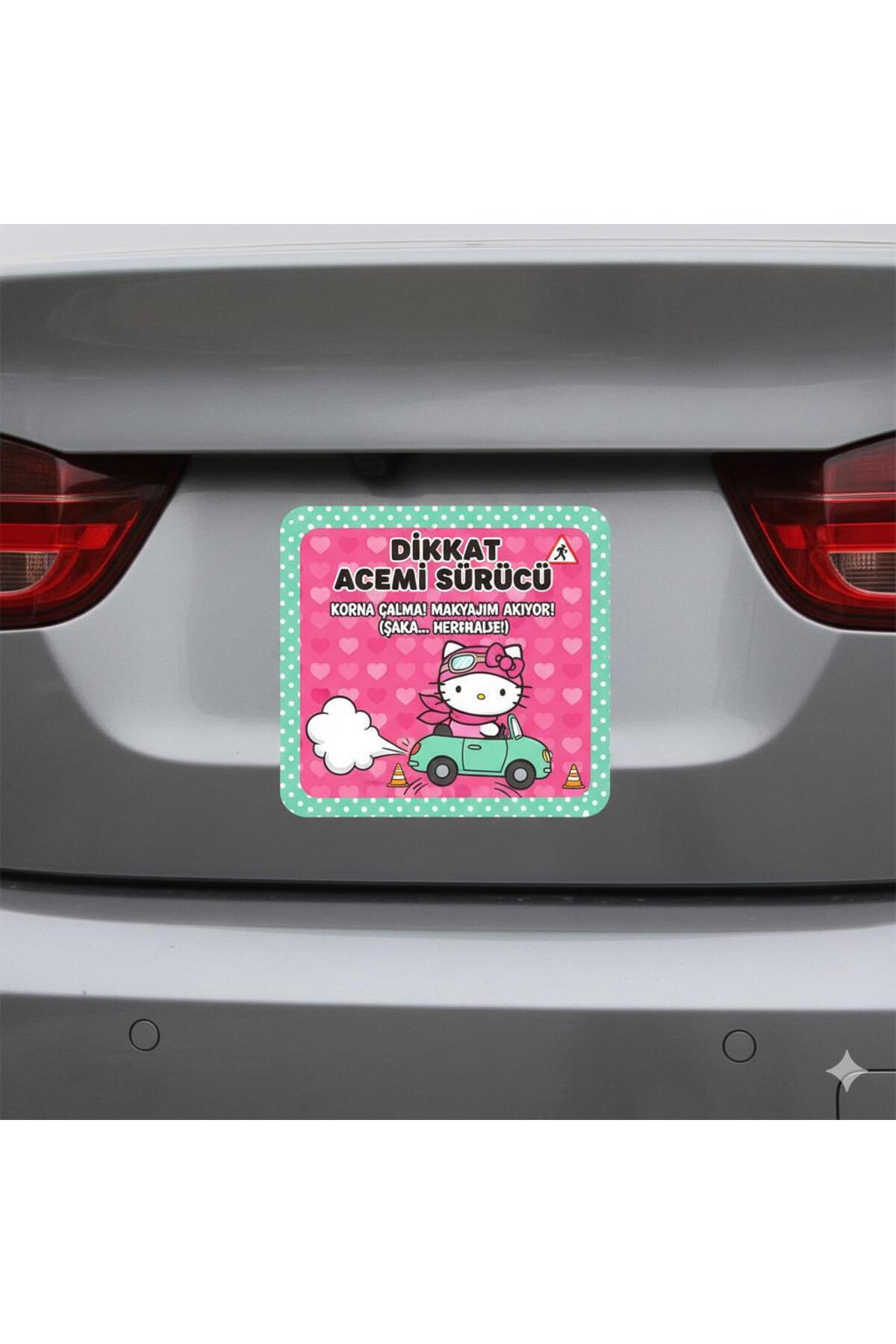 Acemi Surucu Etiketi Yeni Surucu Etiketi Dikkat Acemi Surucu