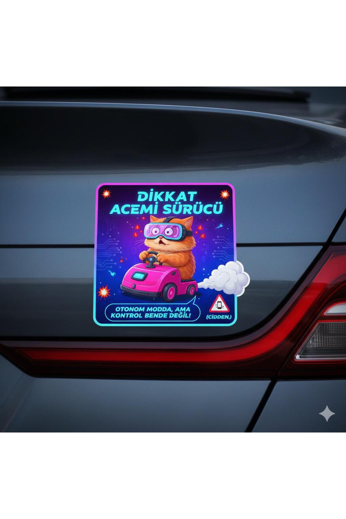 Acemi Surucu Etiketi Yeni Surucu Etiketi Dikkat Acemi Surucu