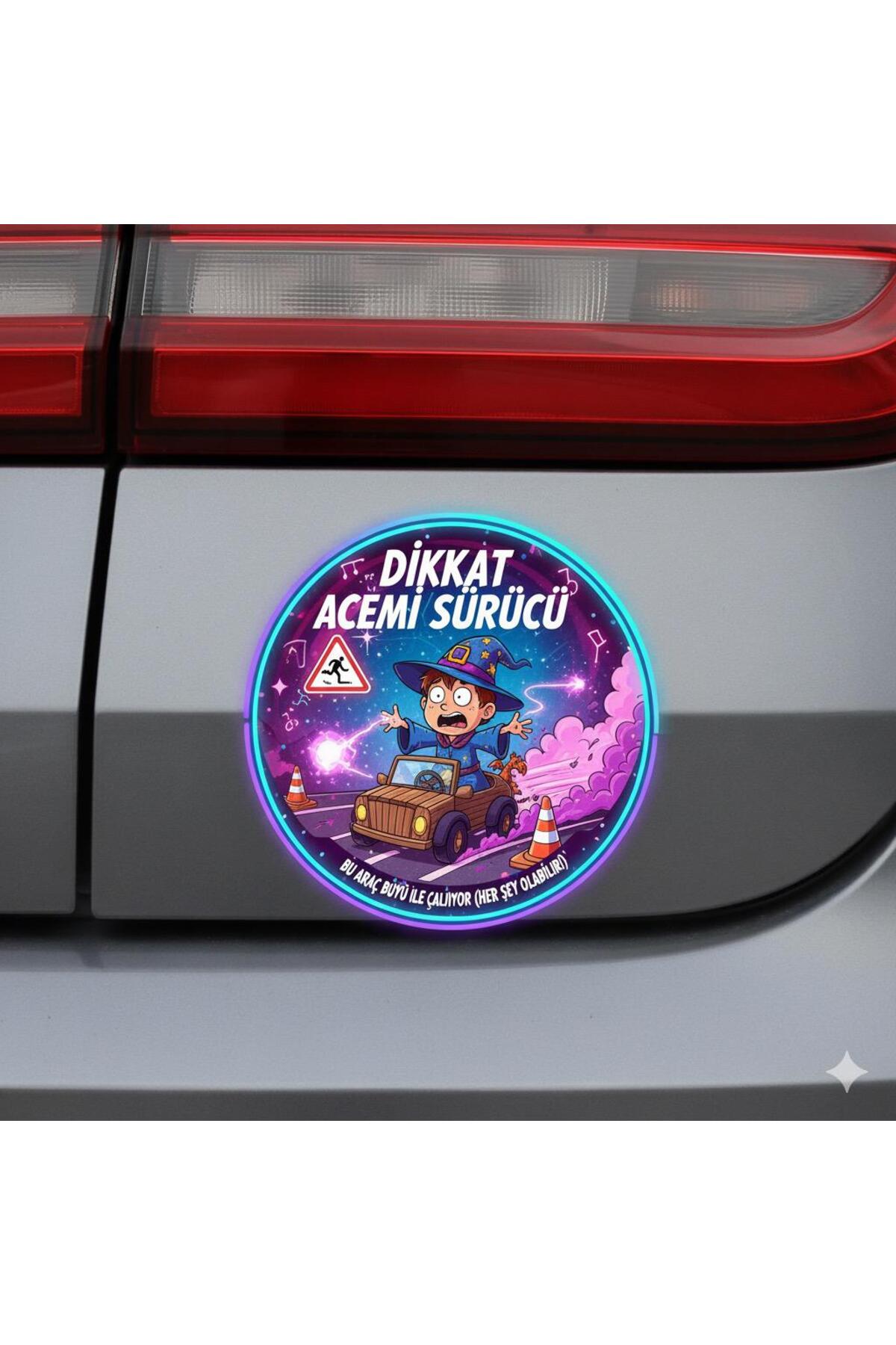 Acemi Surucu Etiketi Yeni Surucu Etiketi Dikkat Acemi Surucu