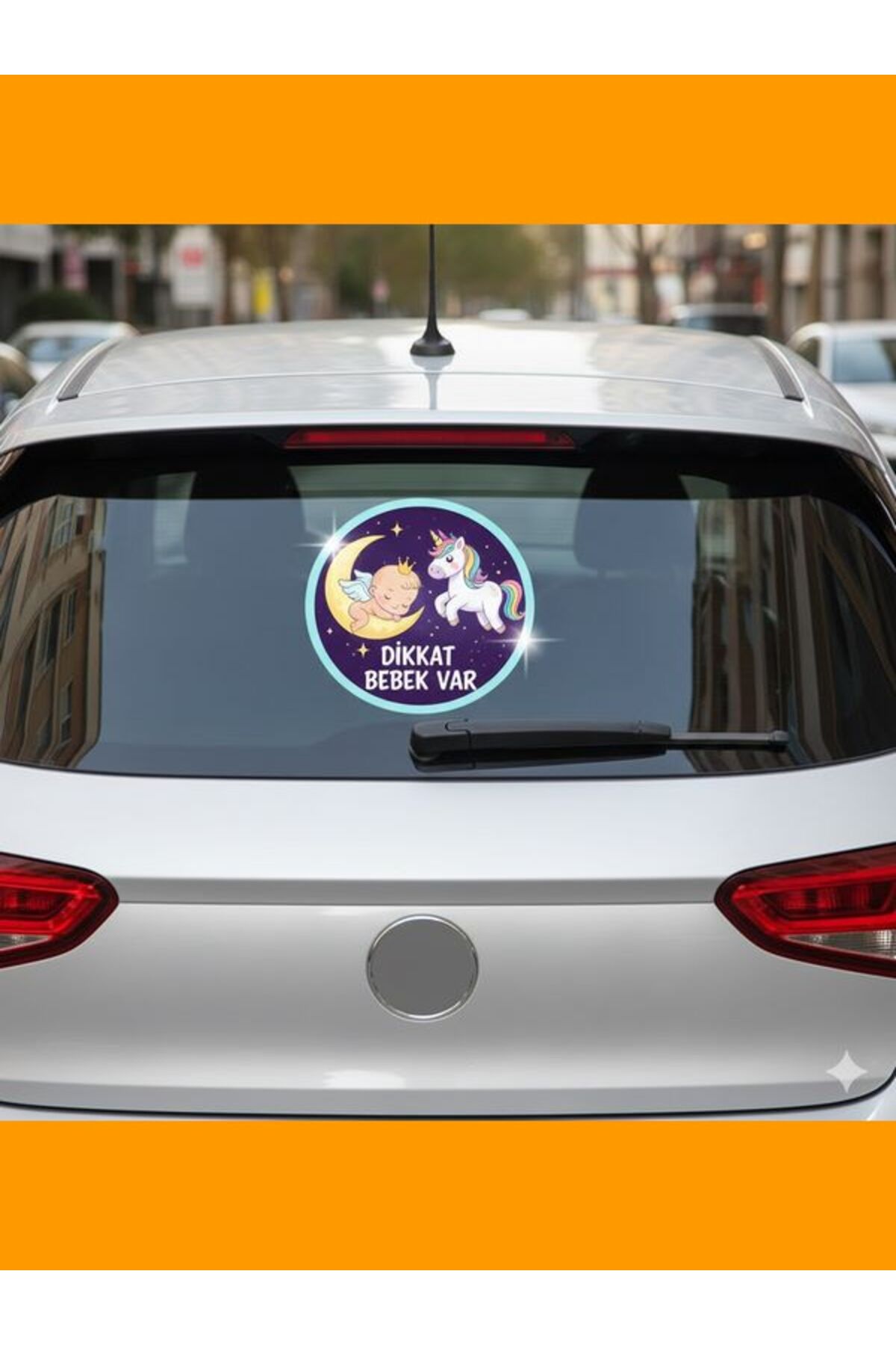Dikkat Bebek Var Dikkat Arabada Bebek Var Etiketi