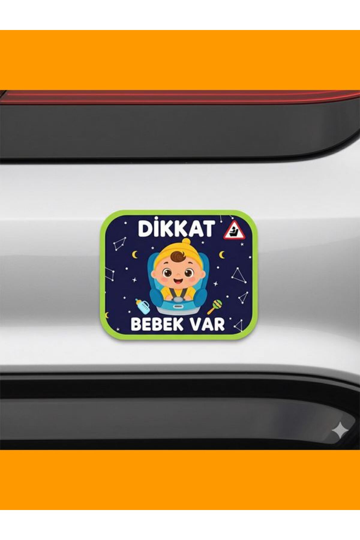 Dikkat Bebek Var Dikkat Arabada Bebek Var Etiketi