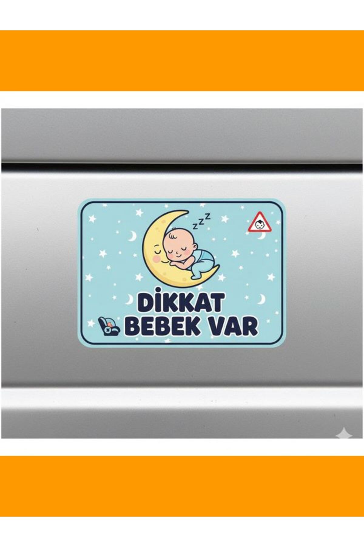 Dikkat Bebek Var Dikkat Arabada Bebek Var Etiketi