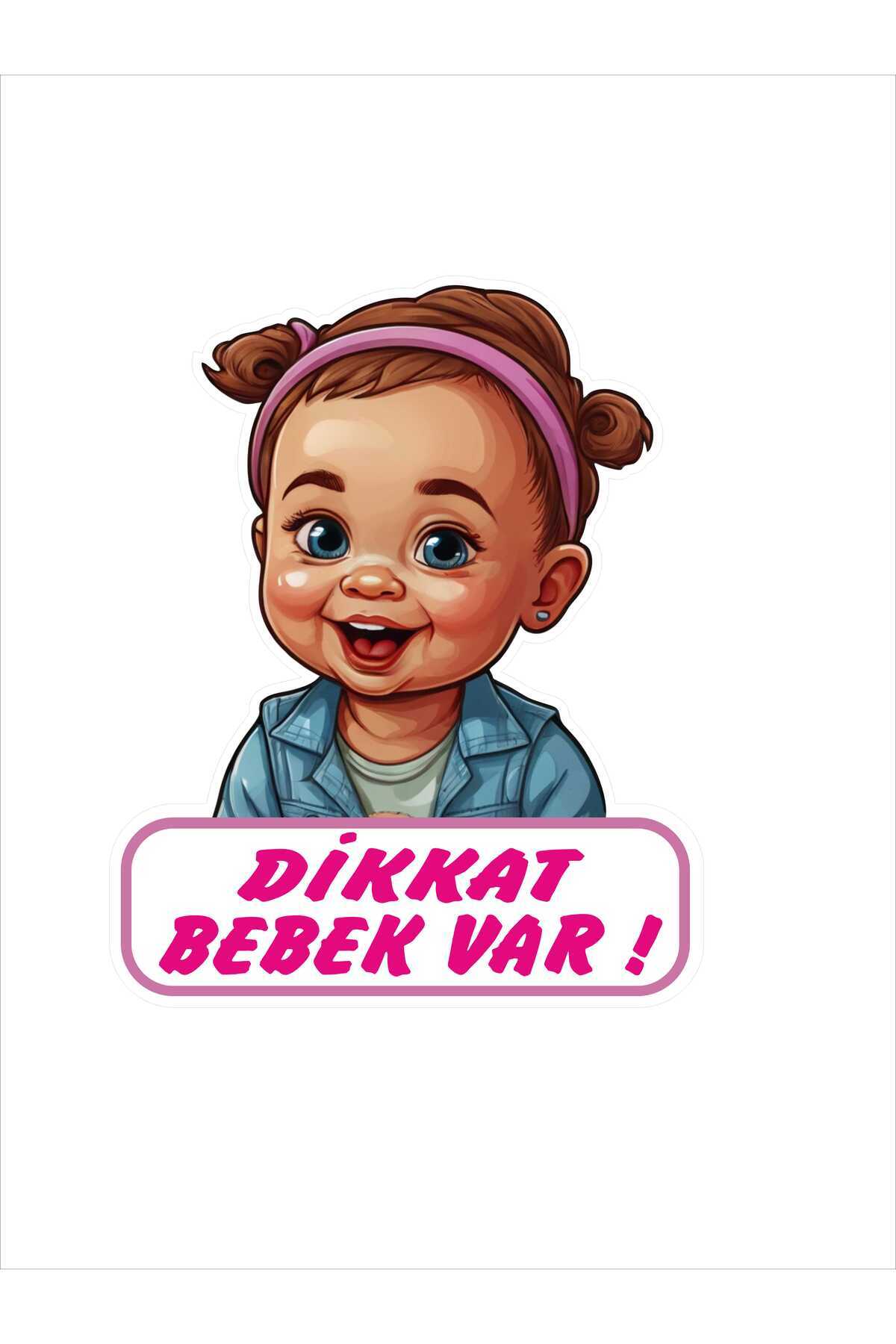 Dikkat Bebek Var Dikkat Arabada Bebek Var Etiketi