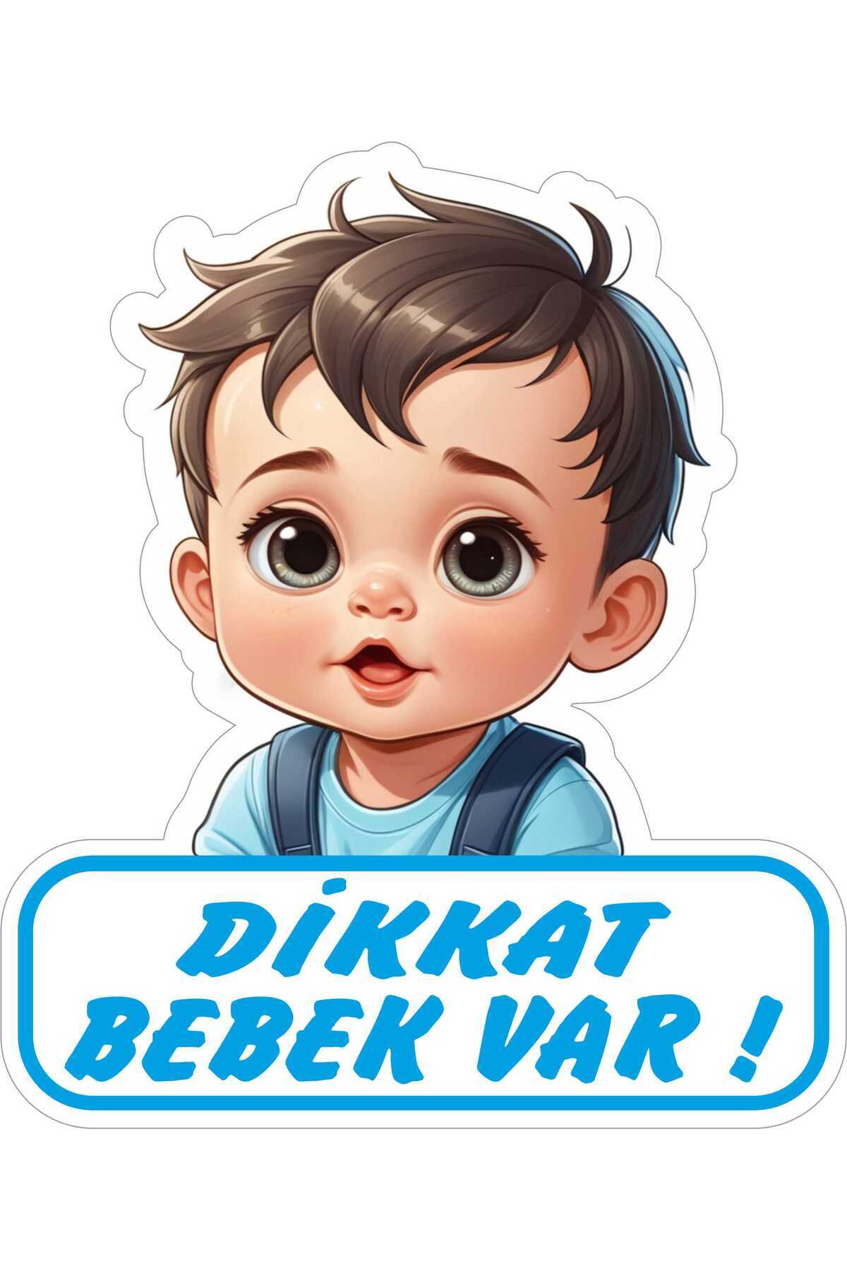 Dikkat Bebek Var Dikkat Arabada Bebek Var Etiketi