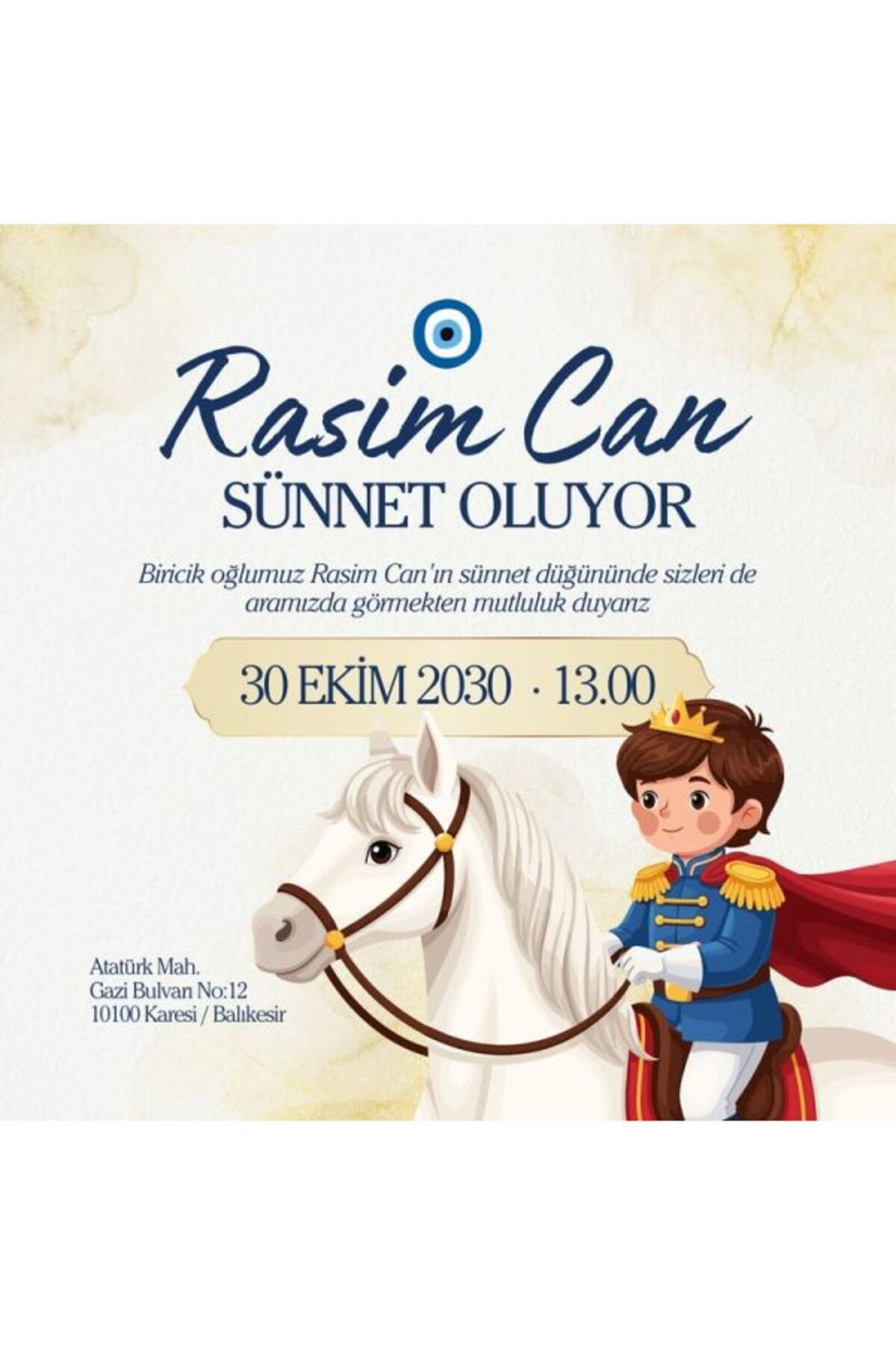 Modern Düğün Davetiyesi - Model 527