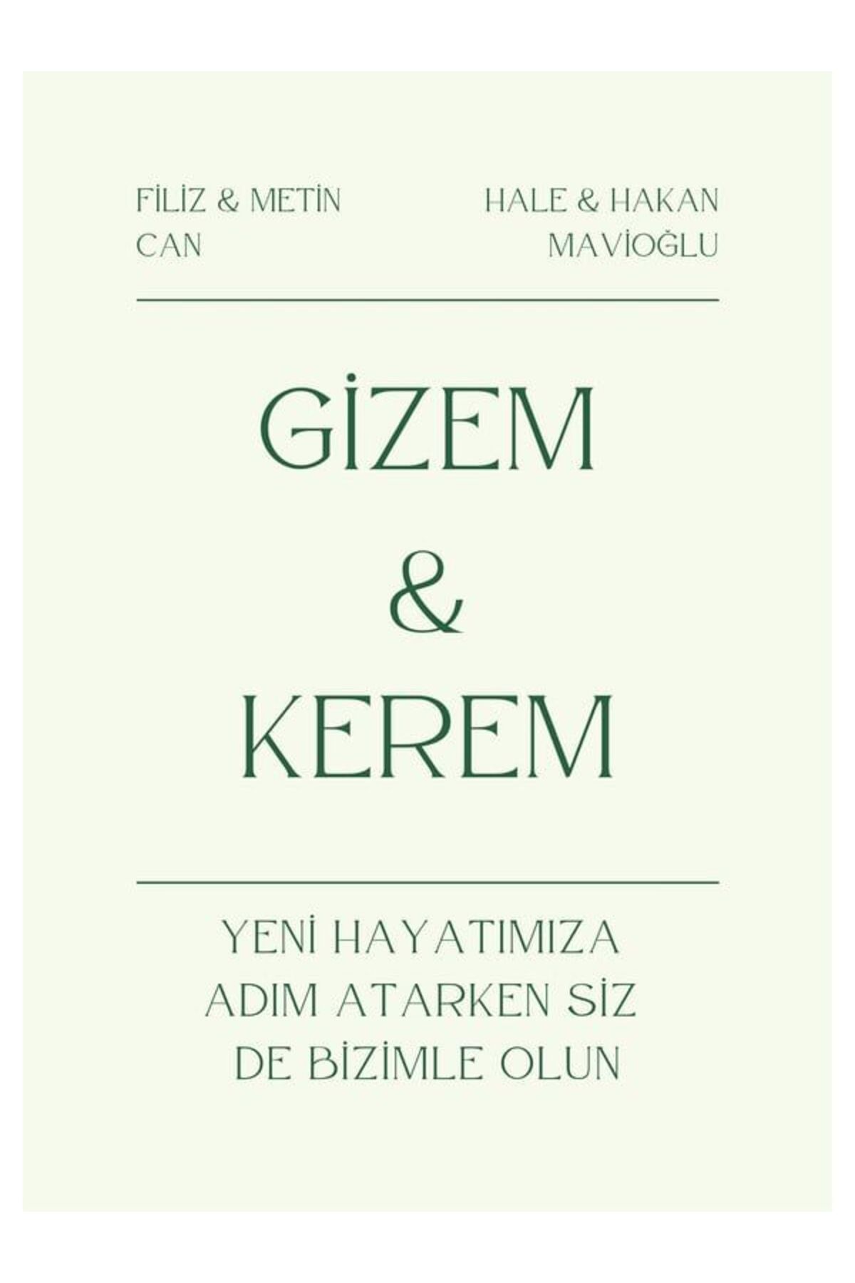 Romantik Düğün Davetiyesi - Model 282