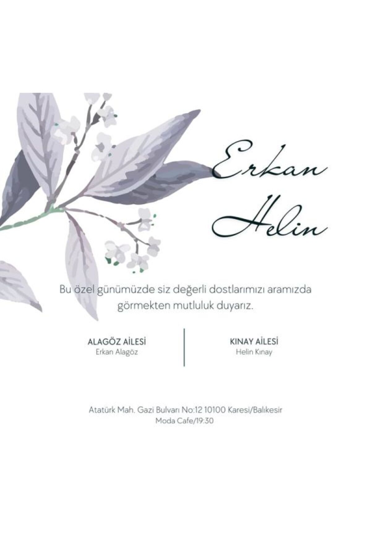 Lüks Düğün Davetiyesi - Model 633