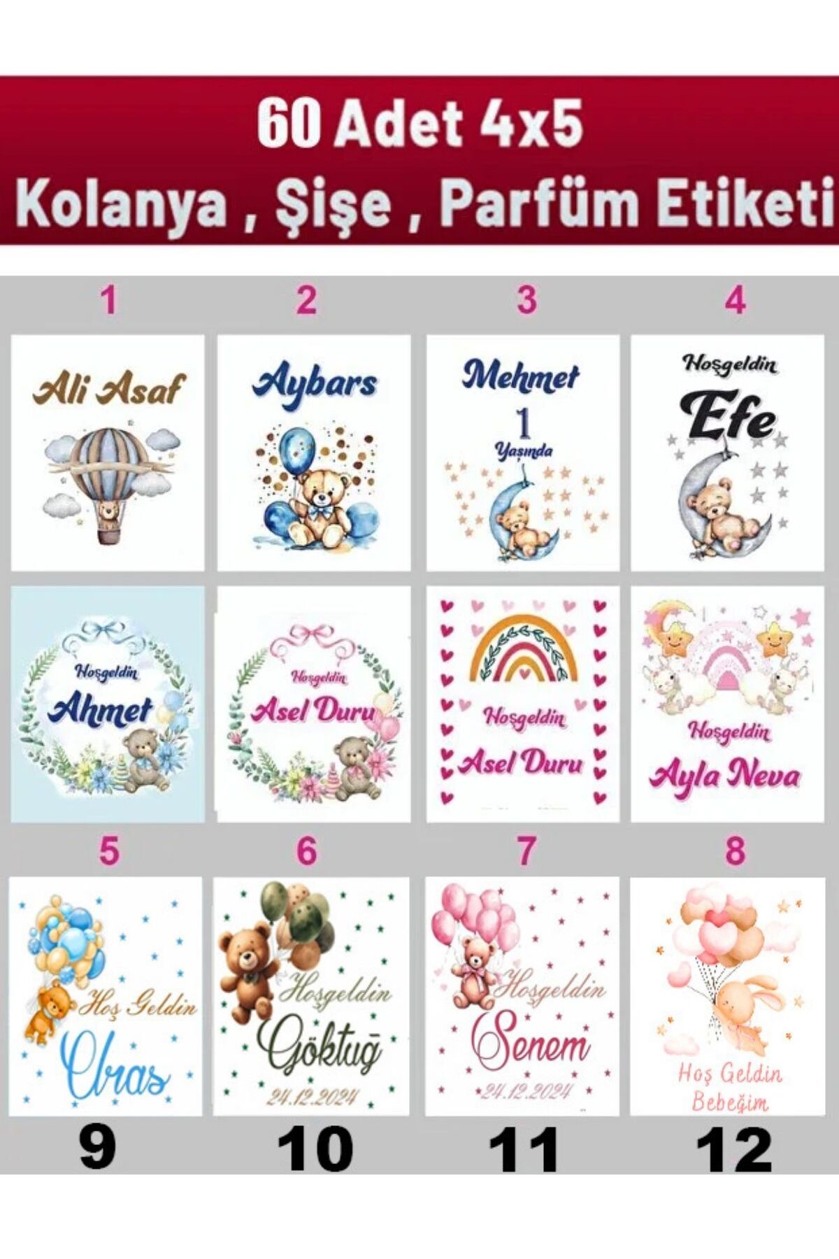 Madlen Etiketi 158