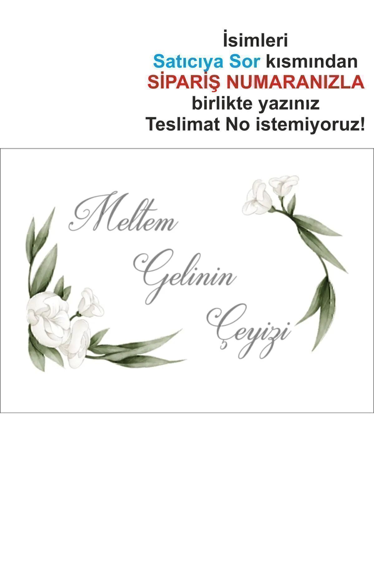 Çeyiz Etiketi 5
